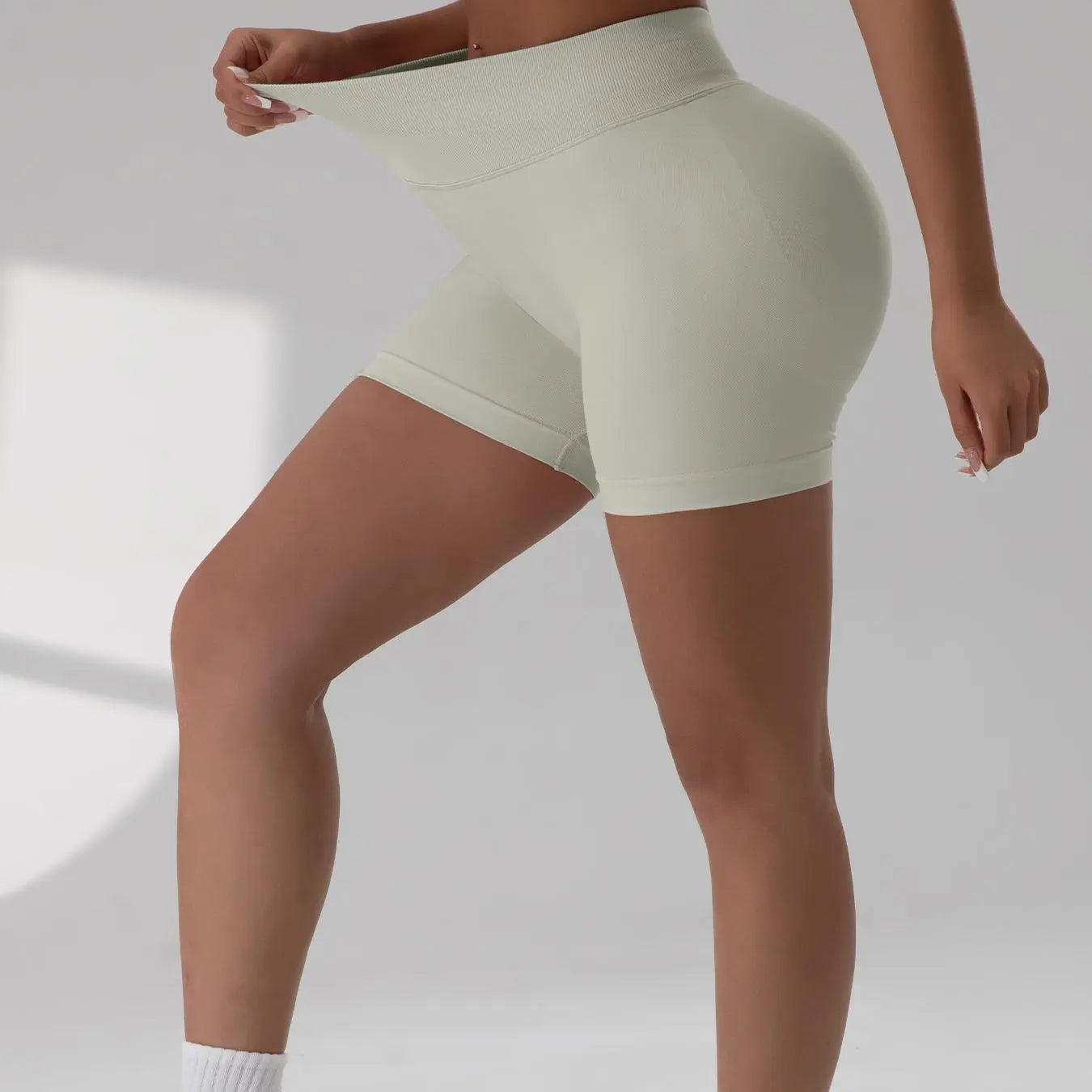 CHRLEISURE 1/3 PCS Seamless Shorts High Waisted Shorts for Women Athletic Exercise Activewear Shorts Set Workout Running Yoga Gym Shorts