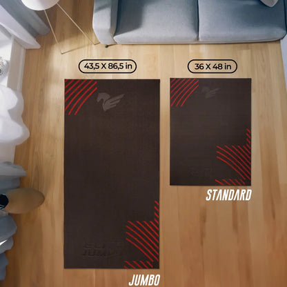 Elite Jumps Premium Jump Rope Mat - 1/4" High-Density Vinyl Foam, Durable Cushioning, Noise-Reducing, Easy to Clean, Available in Standard and Jumbo Sizes