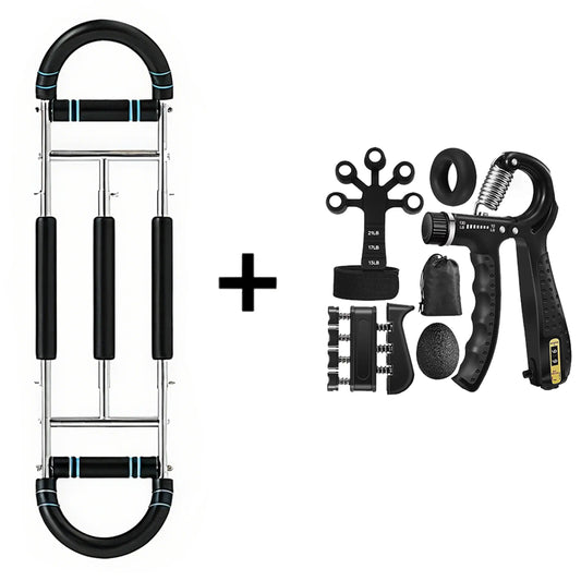 Adjustable Twister Arm Trainer - Multi-Functional Chest Workout Equipment for Men, Stainless Steel Spring Resistance, Home Fitness Strength Training Machine and Hand Grip Strengthener