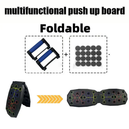 Push-Up Board Fitness, Portable Foldable 28-In-1 Push-Up Bar for Home Gym, Push-Up Handles for Floor, Professional Strength Training Equipment for Men and Women Equipment Multi-Functional Pushup Push up Bars Multifunctional Workout Station Home Gym Rack,S