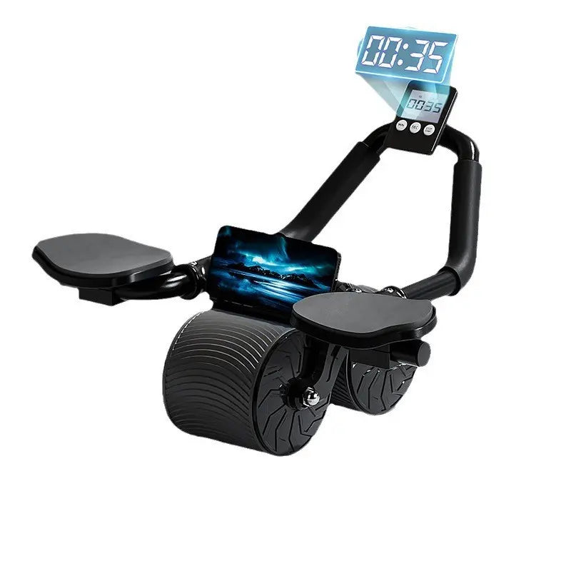 Core Workout Exercise Equipment for Home Fitness with Automatic Rebound Function and Timer - Ideal Birthday Gift for Him