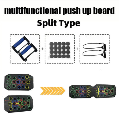 Push-Up Board Fitness, Portable Foldable 28-In-1 Push-Up Bar for Home Gym, Push-Up Handles for Floor, Professional Strength Training Equipment for Men and Women Equipment Multi-Functional Pushup Push up Bars Multifunctional Workout Station Home Gym Rack,S