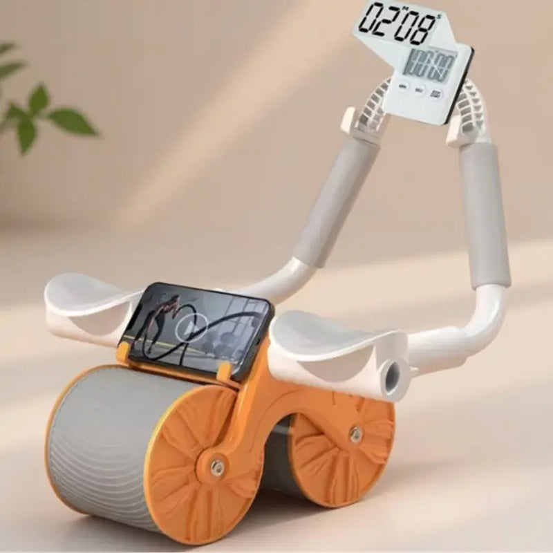 Core Workout Exercise Equipment for Home Fitness with Automatic Rebound Function and Timer - Ideal Birthday Gift for Him