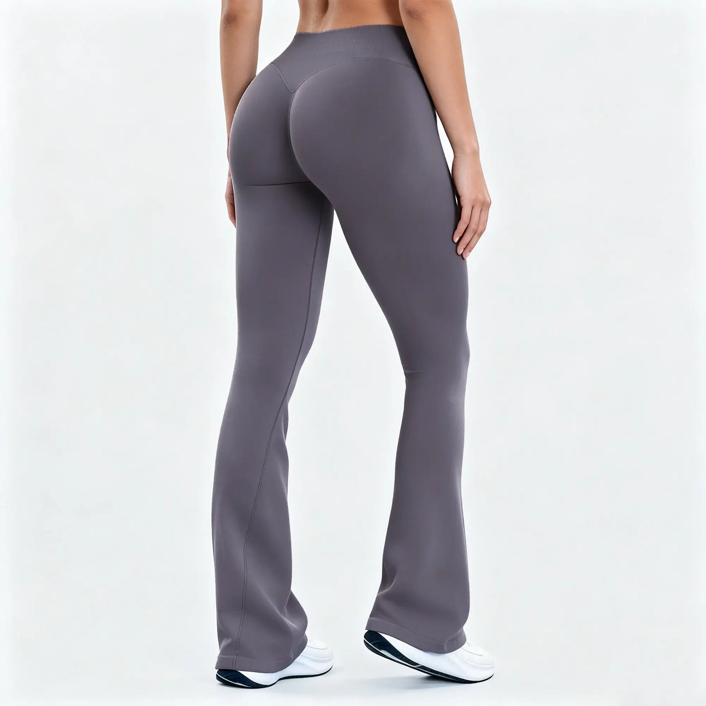 GYMER IMPACT Flares Butt Bottoms Gymwear Workout Gym Women Butt Lifting Pants Sportswear Sports Slim Fit Tummy Control Yoga