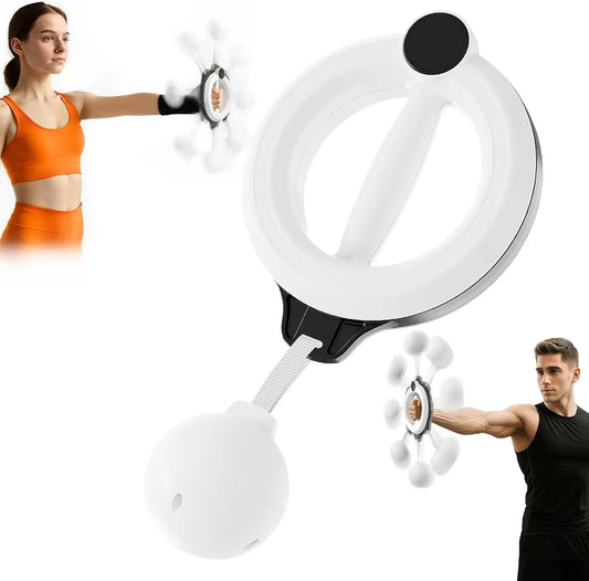 Oppsdecor 360° Rotating Chest and Arm Trainer - Portable Wrist and Forearm Strengthening Tool for Men, Ideal for Home and Gym Upper Body Fitness