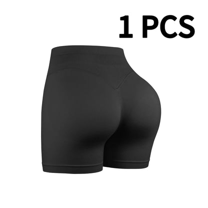 CHRLEISURE 1/3 PCS Seamless Shorts High Waisted Shorts for Women Athletic Exercise Activewear Shorts Set Workout Running Yoga Gym Shorts