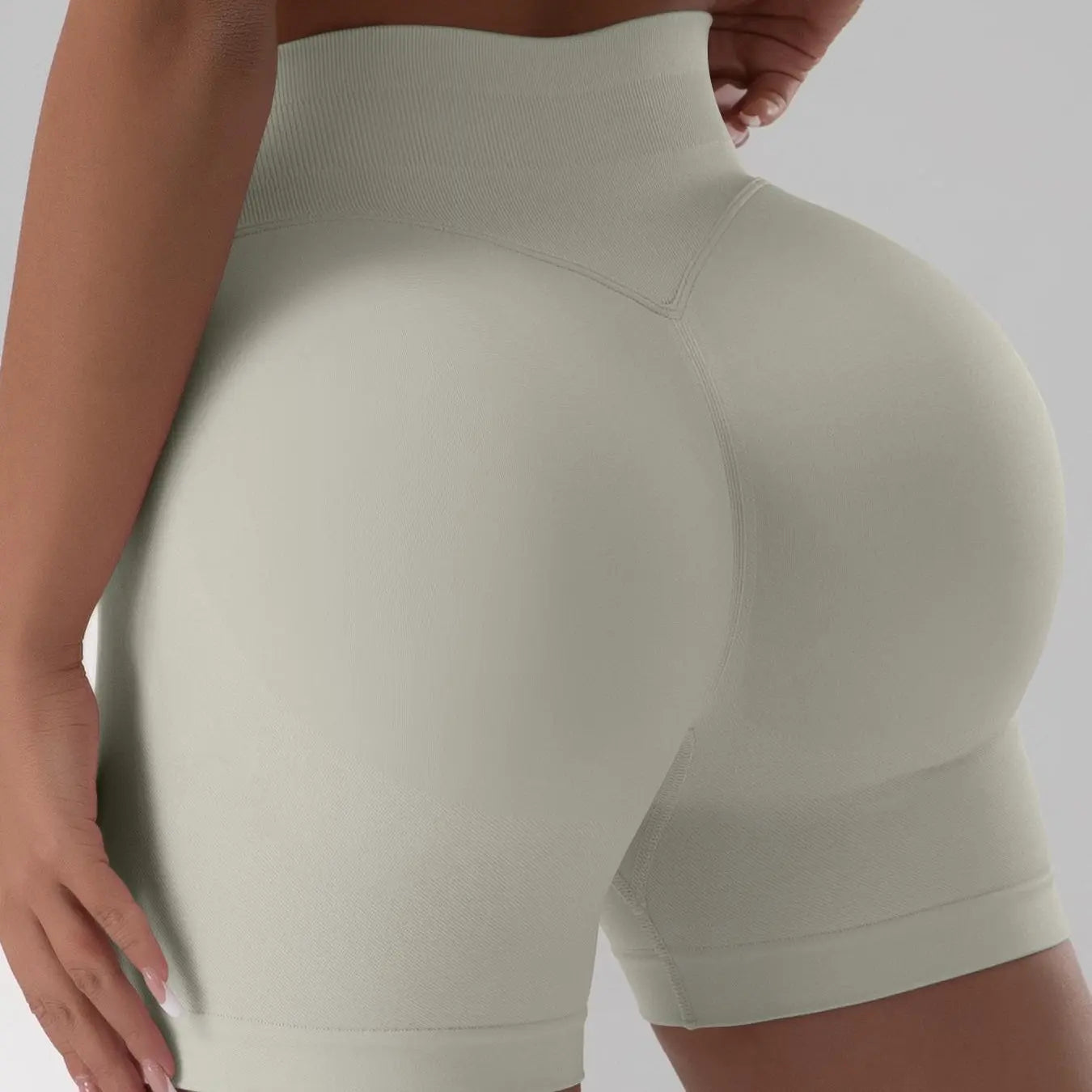 CHRLEISURE 1/3 PCS Seamless Shorts High Waisted Shorts for Women Athletic Exercise Activewear Shorts Set Workout Running Yoga Gym Shorts