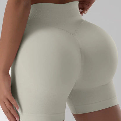 CHRLEISURE 1/3 PCS Seamless Shorts High Waisted Shorts for Women Athletic Exercise Activewear Shorts Set Workout Running Yoga Gym Shorts