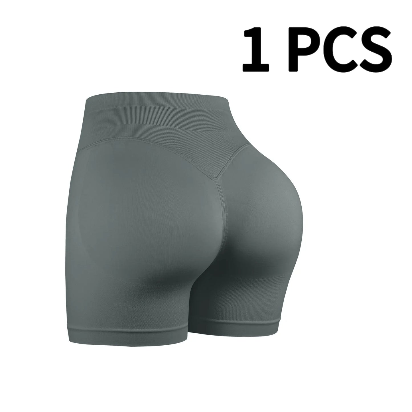 CHRLEISURE 1/3 PCS Seamless Shorts High Waisted Shorts for Women Athletic Exercise Activewear Shorts Set Workout Running Yoga Gym Shorts