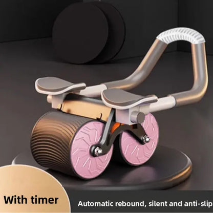 Core Workout Exercise Equipment for Home Fitness with Automatic Rebound Function and Timer - Ideal Birthday Gift for Him